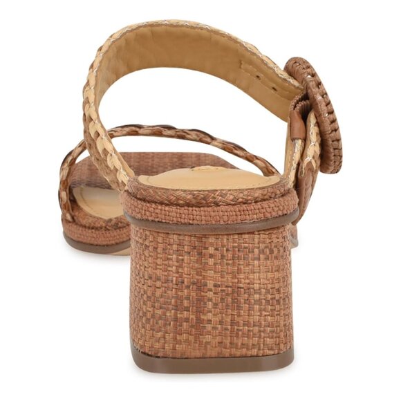 Nine West Emerey Woven Slide Sandals - Picture 2 of 5